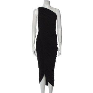 Norma Kamali dress asymmetrical black size S